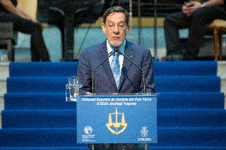 El presidente del Tribunal Superior de Justicia del País Vasco, Juan Luis Ibarra